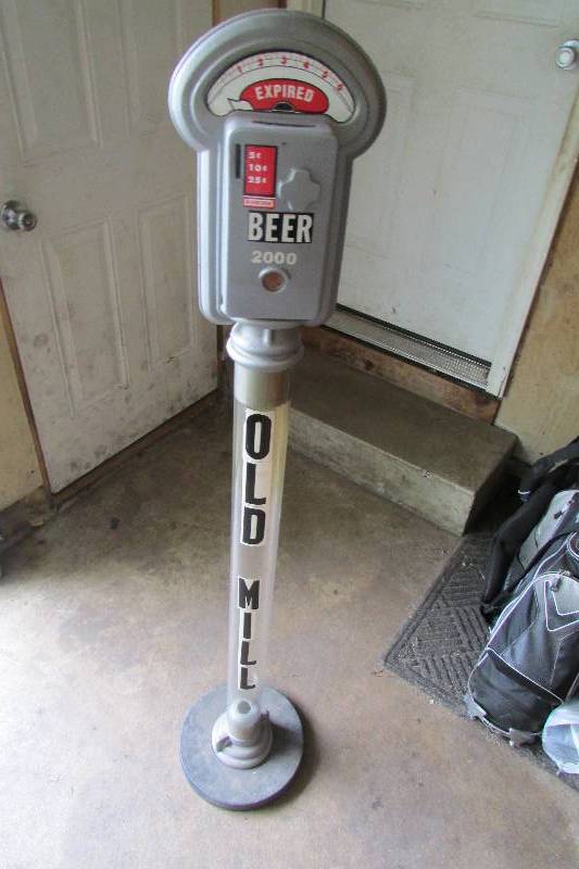 Unique Parking Meter Bank