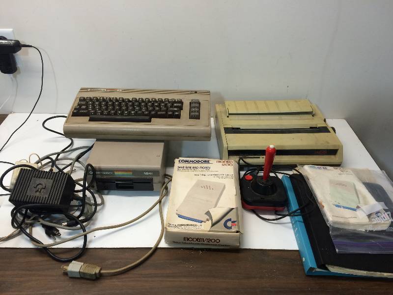 Vintage Commodore 64 Computer