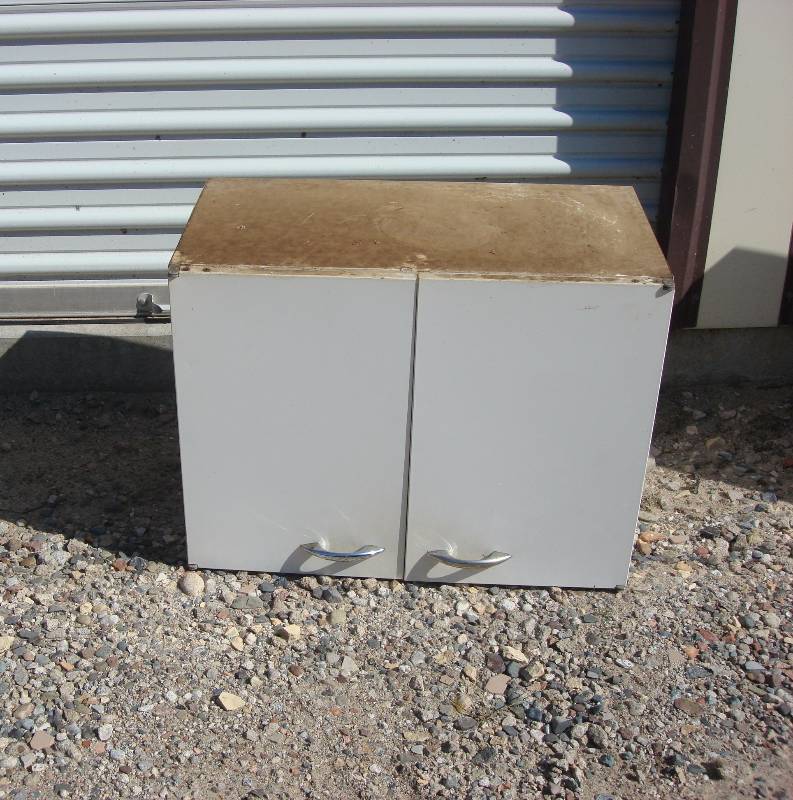 lot 37 image: metal double cabinet