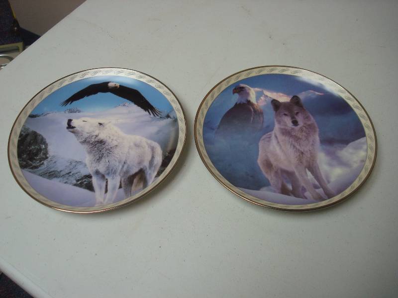 Bradford Exchange Masters Of Land And Sky Wol...