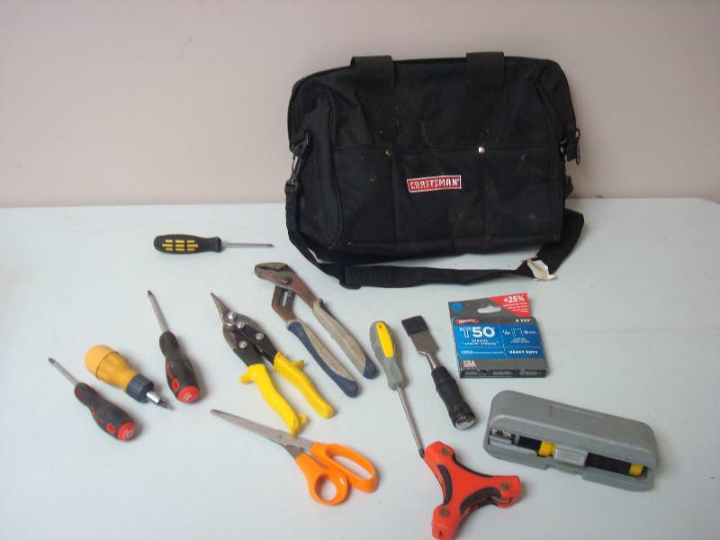 Craftsman Bag With Some Tools, Used...
