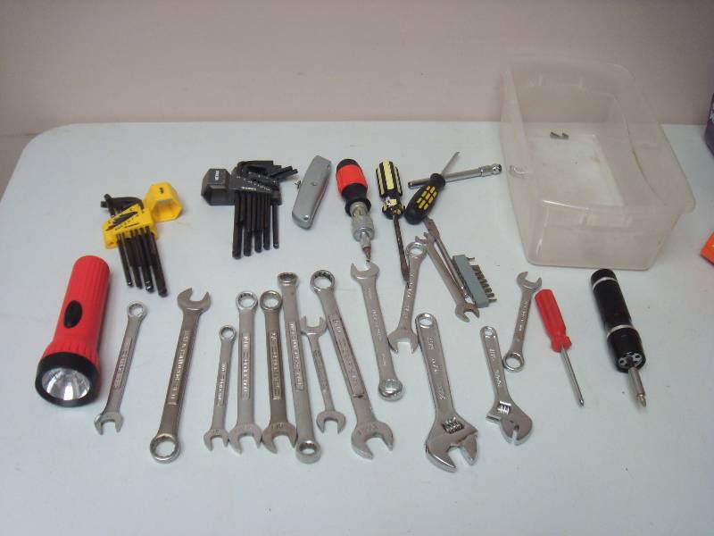 Bin With Some Tools, Some Craftsman Wrenches...