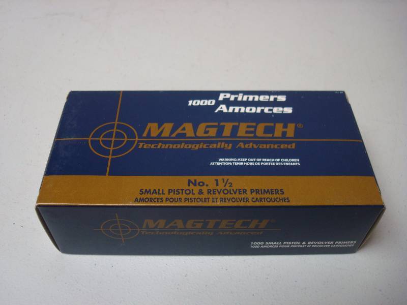 Box Of New 1000 Magtech Primers...