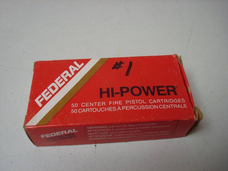 Federal 9mm Luger Bullets, Partial Box...