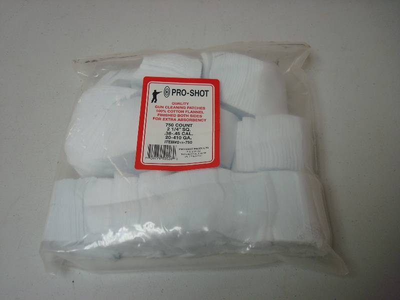Bag Of Pro Shot Gun Cleaning Patches...