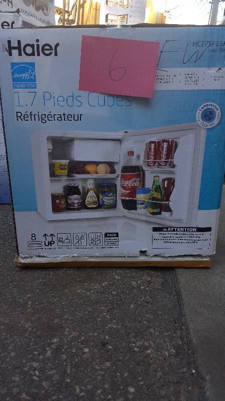 Haier 1.7 CU FT Refrigerator Freezer model HC17SF15RW NEW