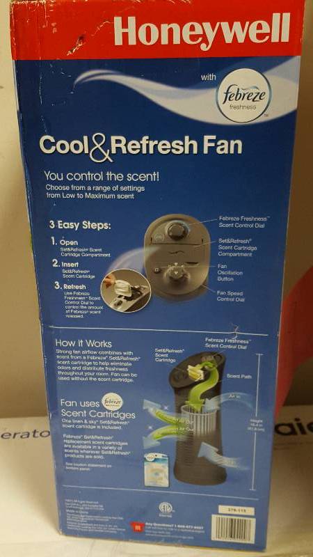 Honeywell Cool and Refres Fan New