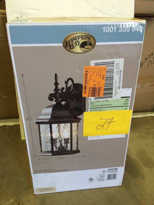 Hampton Bay 1001 335 949 Outdoor Lantern