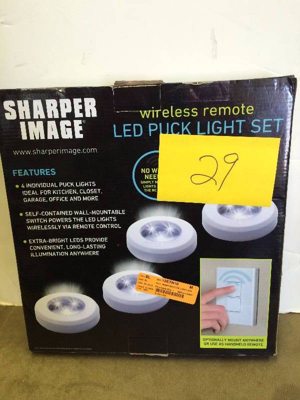 Sharper Image LED Puck Light Set