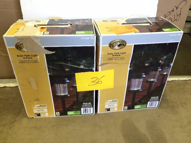 Hampton Bay Solar Path 6  Pack 1001 021 169 Lot of 2  New