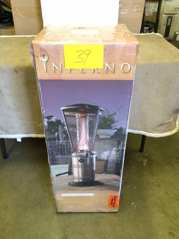 Inferno Tabletop Flame Heater New