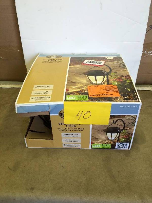 Hampton Bay Solar Path 4 Pack 1001 003 242 New