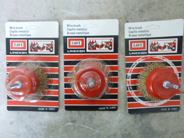 lot 64 image: 3 Hawk Wire Brushes