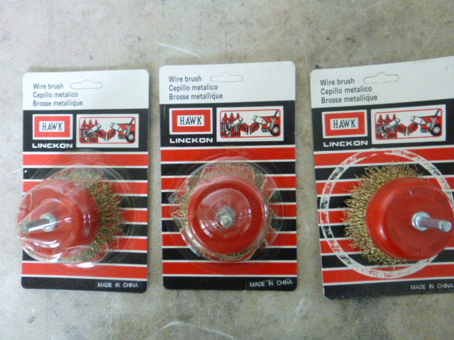 lot 65 image: 3 Hawk Wire Brushes