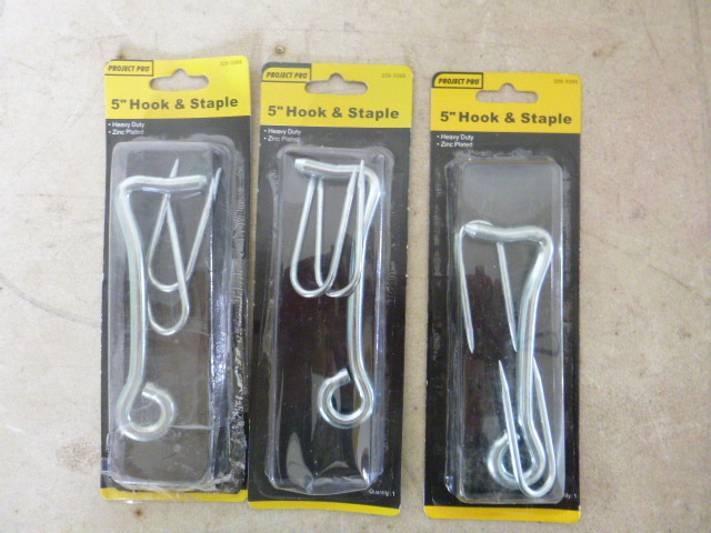 lot 69 image: 3 Project Pro Hook and Staples