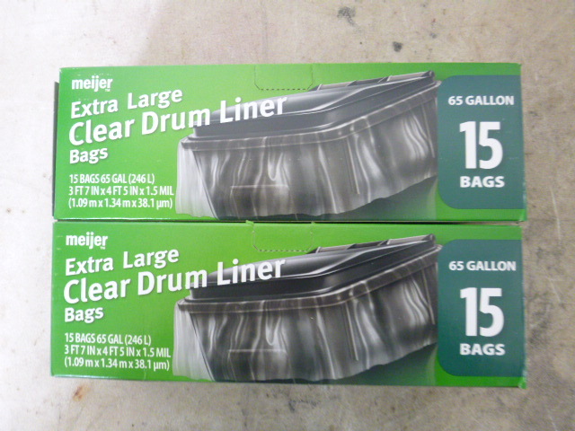lot 73 image: 2 Boxes of Clear Drum Liners