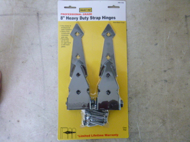 lot 78 image: Project Pro Professional Grade Heavy Duty Strap Hinges