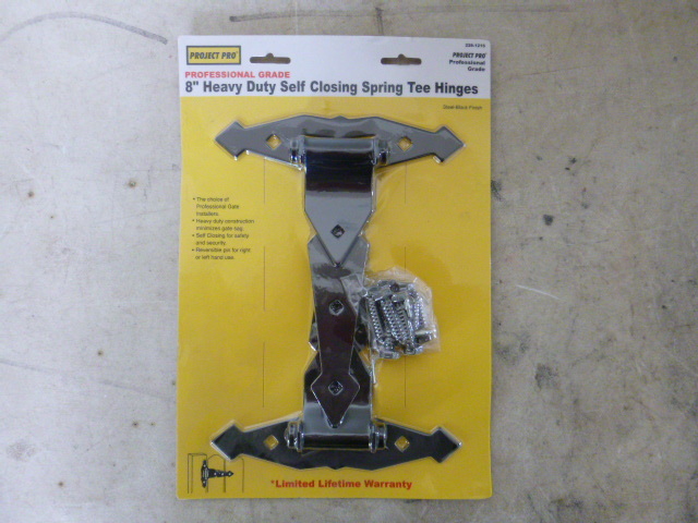 lot 83 image: Project Pro Professional Grade Heavy Duty Self-Closing Spring Tee Hinges