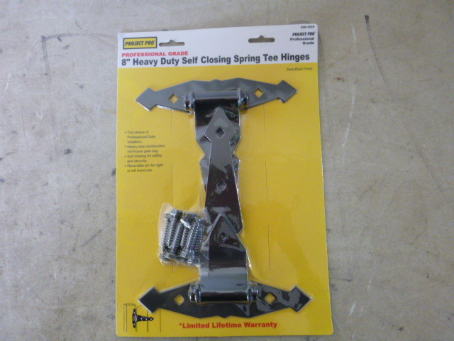 lot 84 image: Project Pro Professional Grade Heavy Duty Self-Closing Spring Tee Hinges