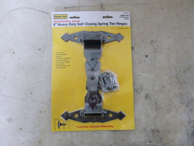 lot 85 image: Project Pro Professional Grade Heavy Duty Self-Closing Spring Tee Hinges