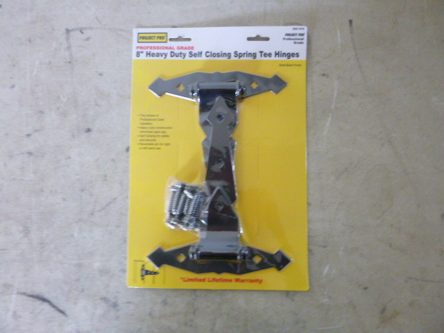 lot 86 image: Project Pro Professional Grade Heavy Duty Self-Closing Spring Tee Hinges