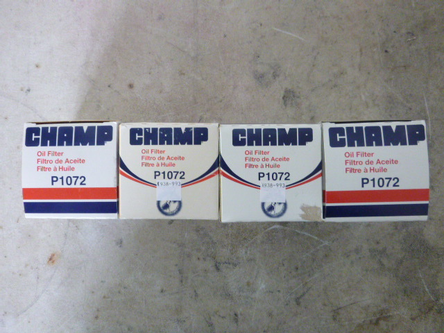 lot 109 image: 4 Champ Oil Filters
