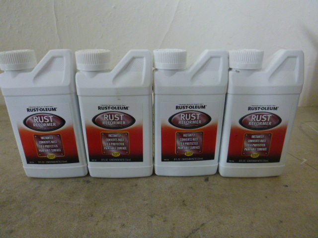 lot 113 image: 4 Bottles of Rust-Oleum Rust Reformer