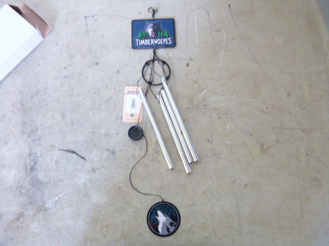 lot 125 image: Timberwolves Wind Chime