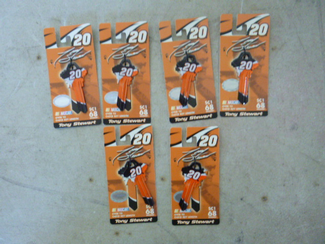 lot 156 image: 5 Tony Stewart Blank Keys