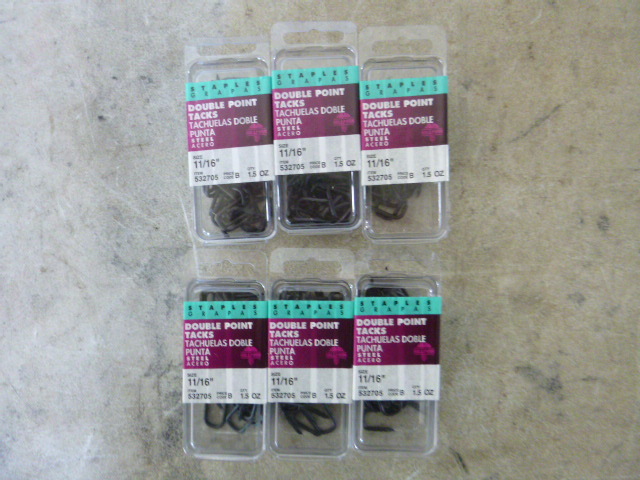lot 159 image: 6 Packs of Double Point Tacks
