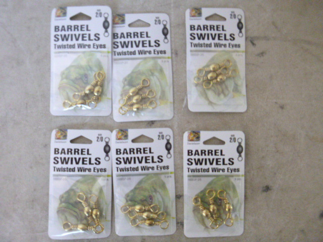 lot 190 image: 6 Packs of Danielson Barrel Swivels