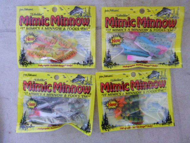 lot 205 image: 4 Packs of Northland Mimic Minnows