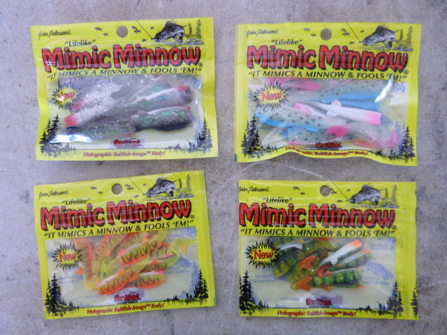 lot 206 image: 4 Packs of Northland Mimic Minnows