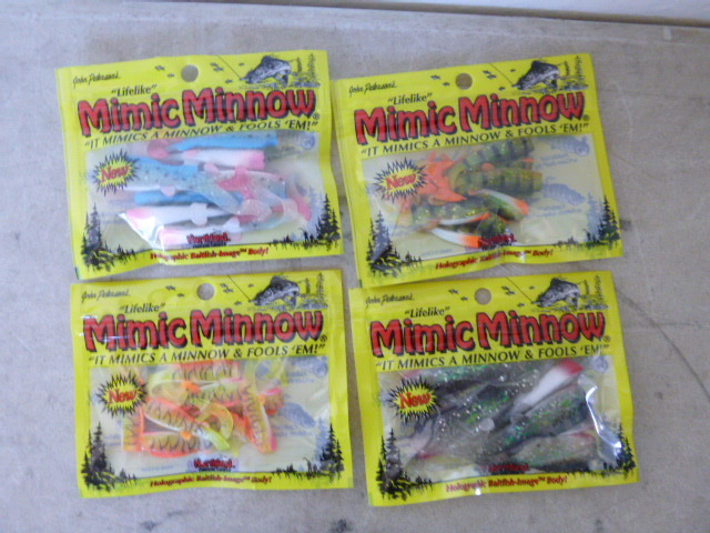 lot 207 image: 4 Packs of Northland Mimic Minnows
