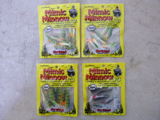 lot 208 image: 4 Packs of Northland Mimic Minnows