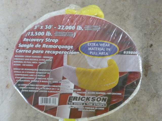 lot 9 image: Erickson Recovery Strap