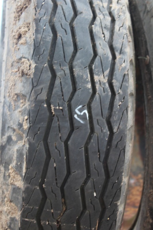 lot 15 image: 2 Eldorado 8.25 - 20 Tires on Wheels