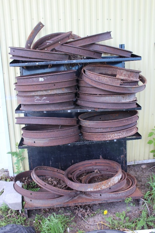 lot 22 image: 30 or so Model T Rims
