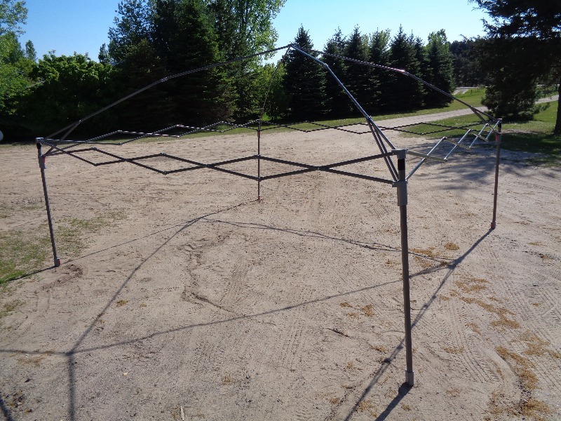 lot 26 image: Coleman EZ Up Canopy Frame