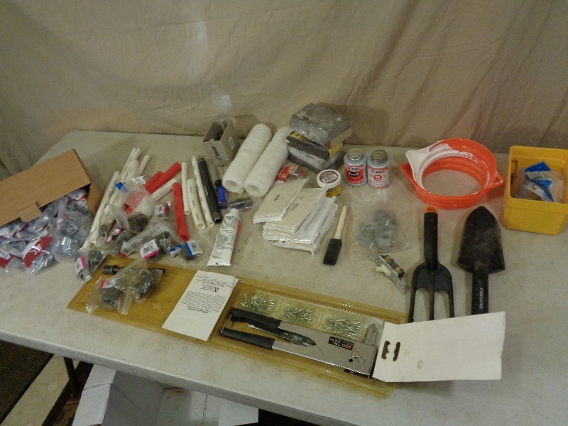 lot 70 image: Rivet Gun, Plumbing Fittings, Etc