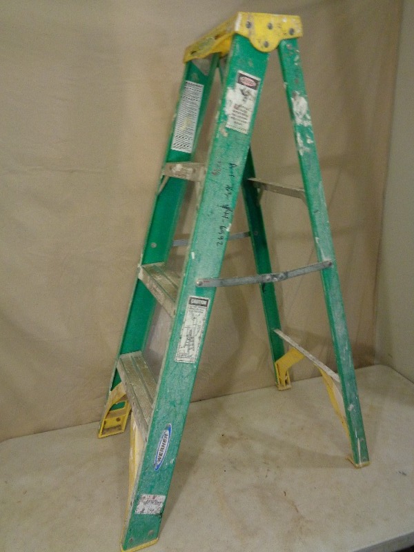 lot 73 image: Werner Fiberglass Ladder