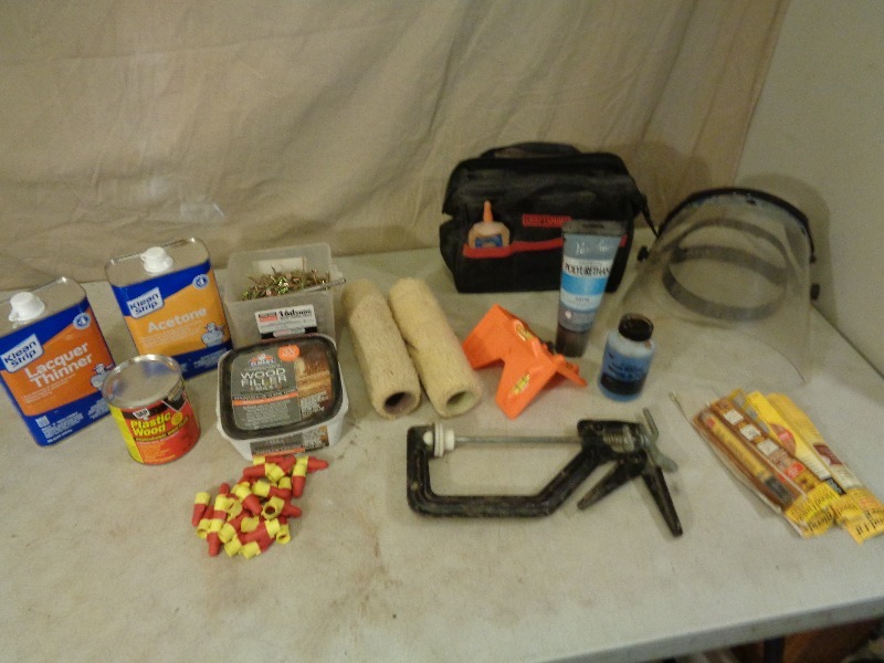 lot 85 image: Tools, Shop Chemicals, Face Shield