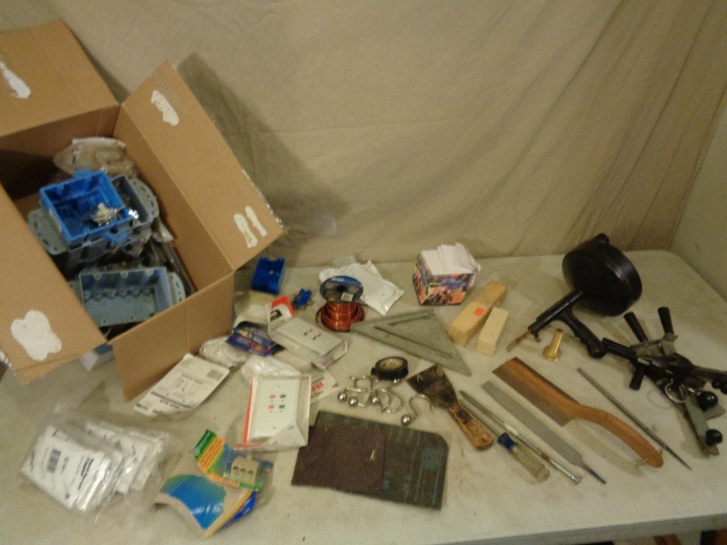 lot 95 image: Drain Snake, Files, and More