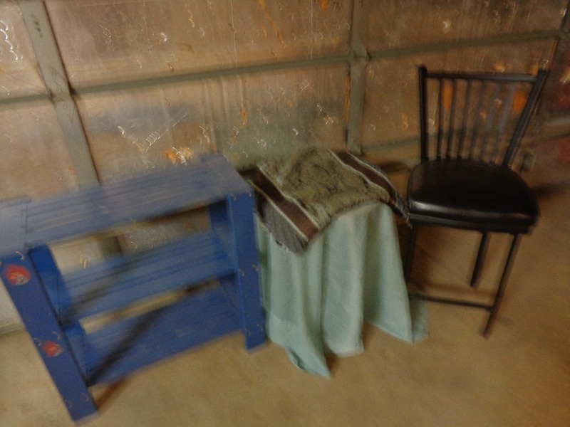 lot 192 image: Shelf, Table, High Top Chair