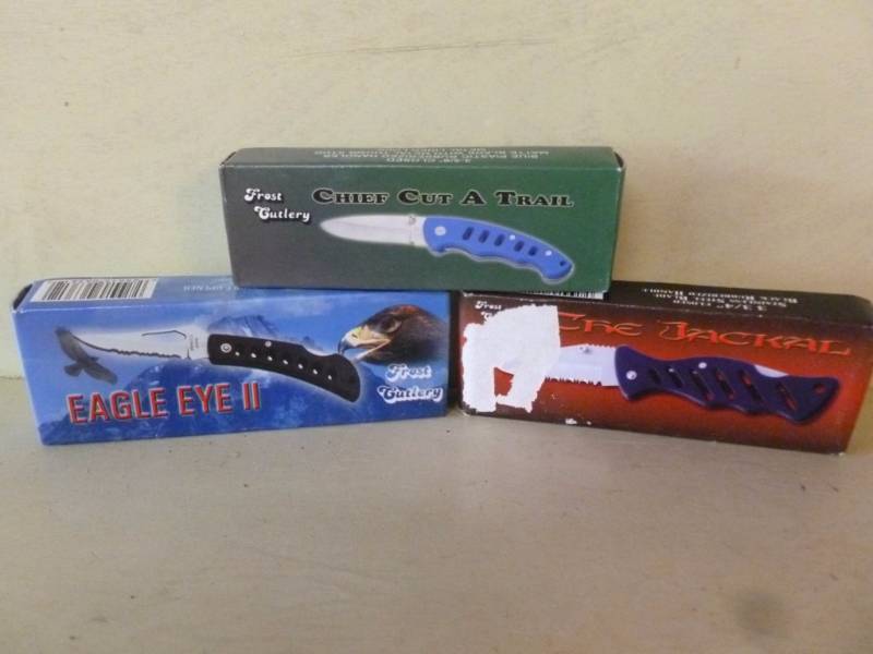 lot 57 image: New Pocket Knives
