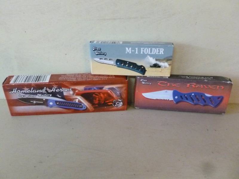 lot 58 image: New Pocket Knives