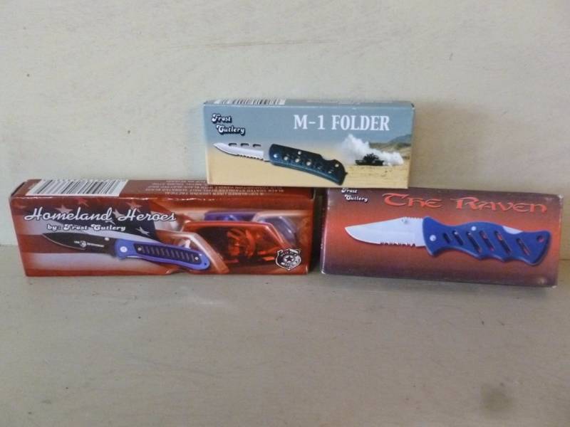 lot 62 image: New Pocket Knives