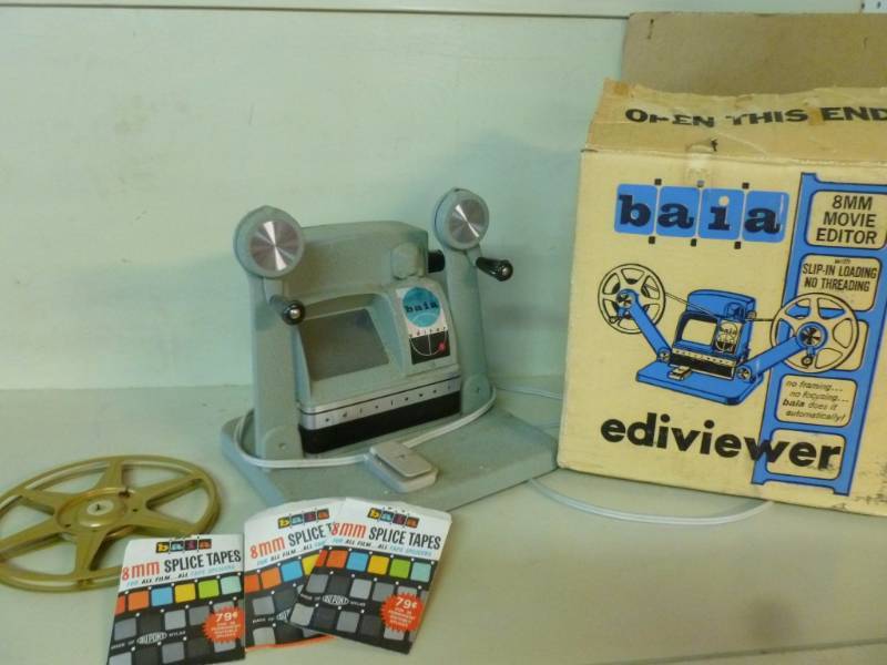 lot 125 image: Vintage 8mm Movie Editor