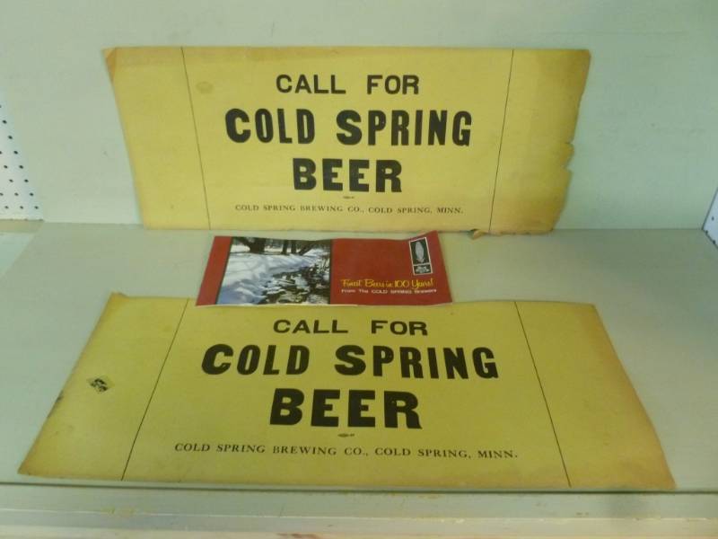lot 144 image: Vintage Cold Spring Brewing Co