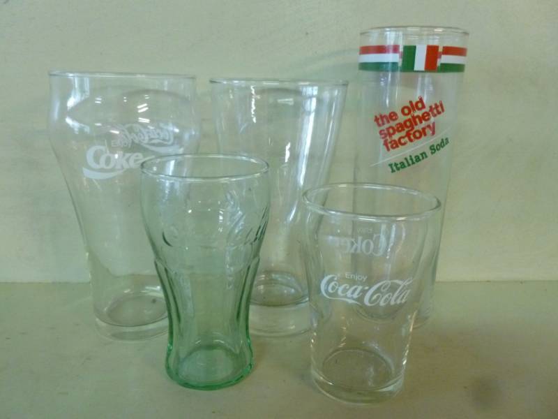 lot 253 image: Coca-Cola Glasses